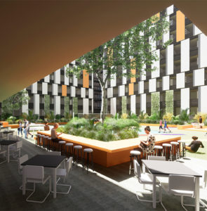 28-38 Stanley Street - View from central courtyard