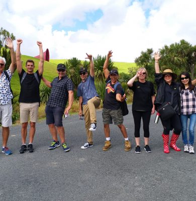 Big Day Out 2018 - A few of the team mid-walk