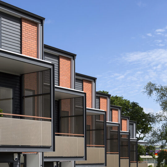 Northern Glen Innes Redevelopment - Parkside completed balconies