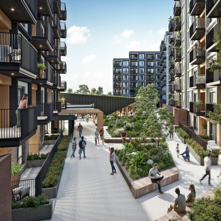 Sylvia Park Build to Rent - Render provided by i2C|Ryder
