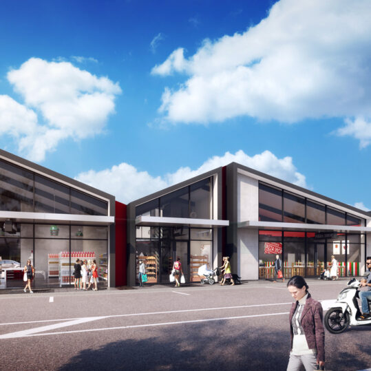 The Point - Street facade