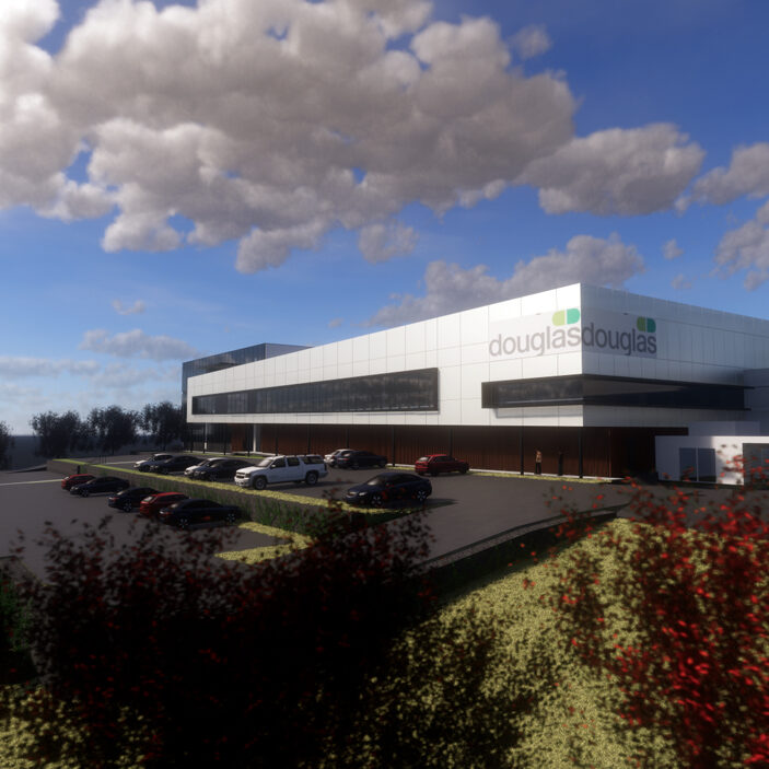 Douglas Pharmaceuticals R&D Building Render