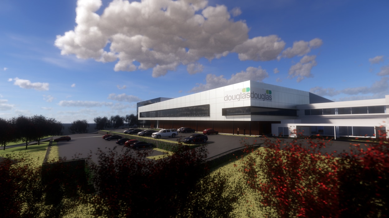 Douglas Pharmaceuticals R&D Building Render