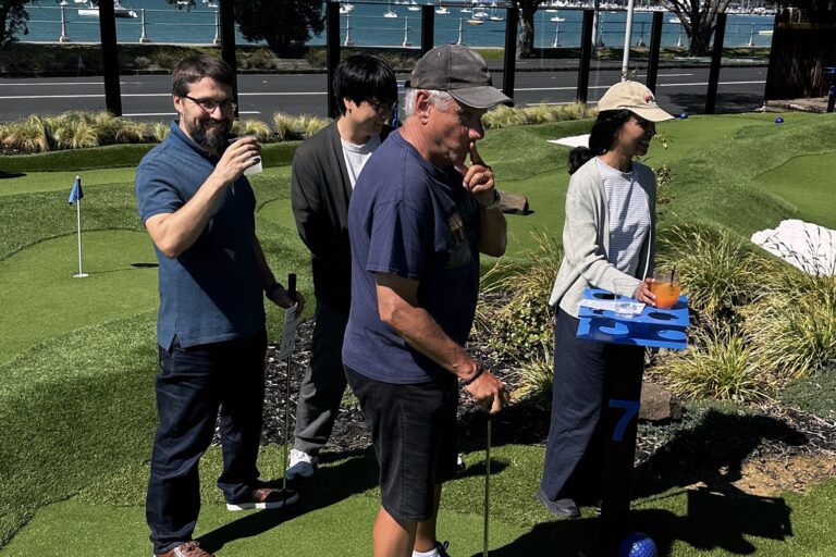 Ashton Mitchell takes on Lilliputt Mini Golf - 02