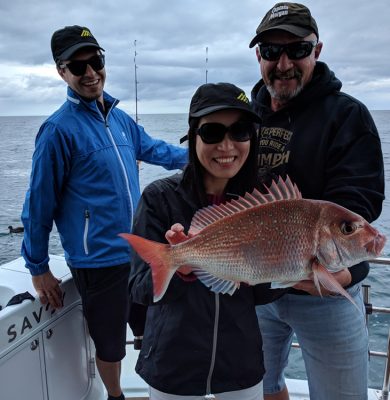 Big Day Out 2017 - Kayley's happy with a snapper she caught